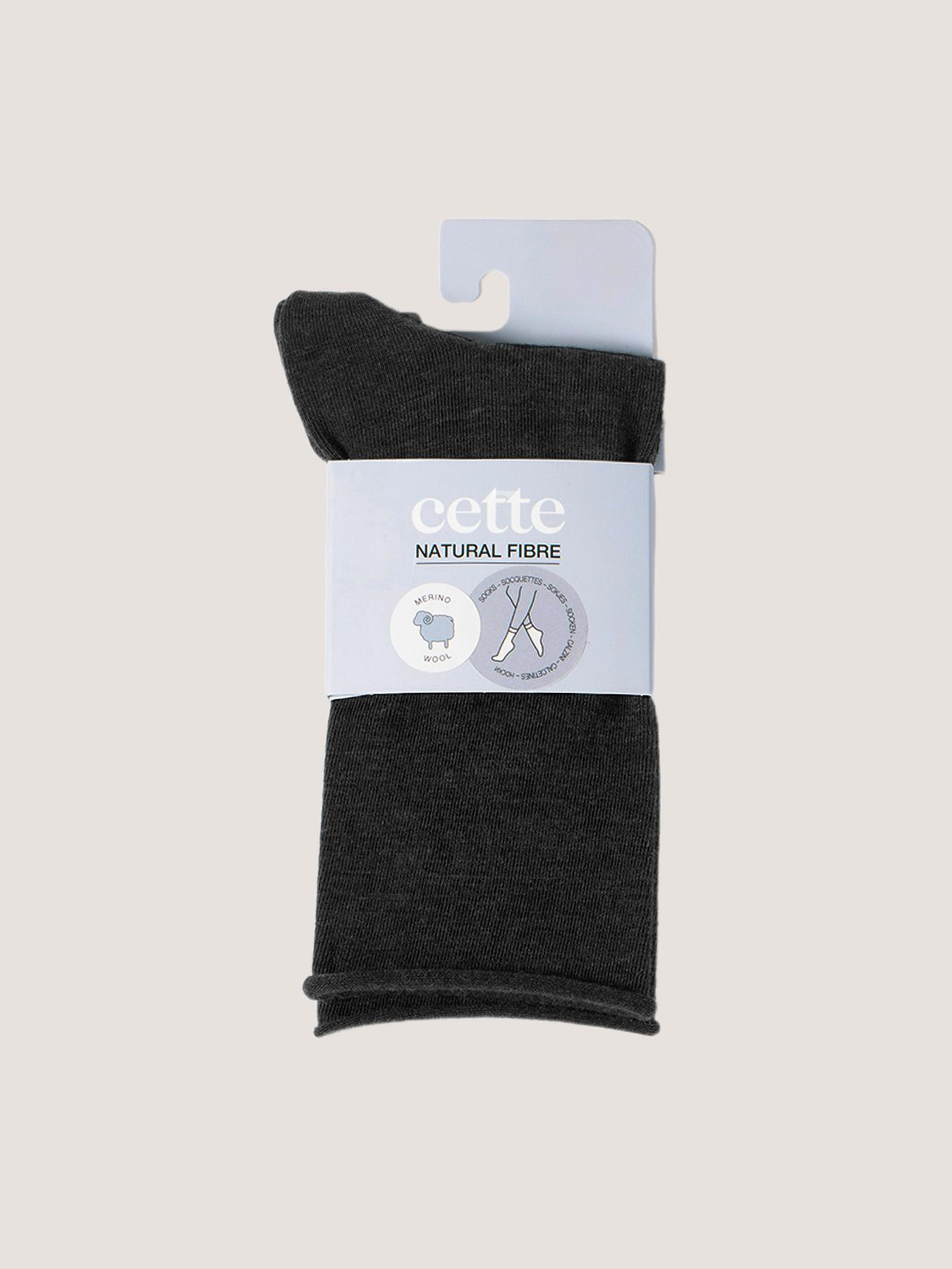 Merino wool socks without cuff image number 5
