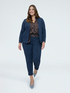 Carrot Fit Trousers in Milano Stitch image number 2