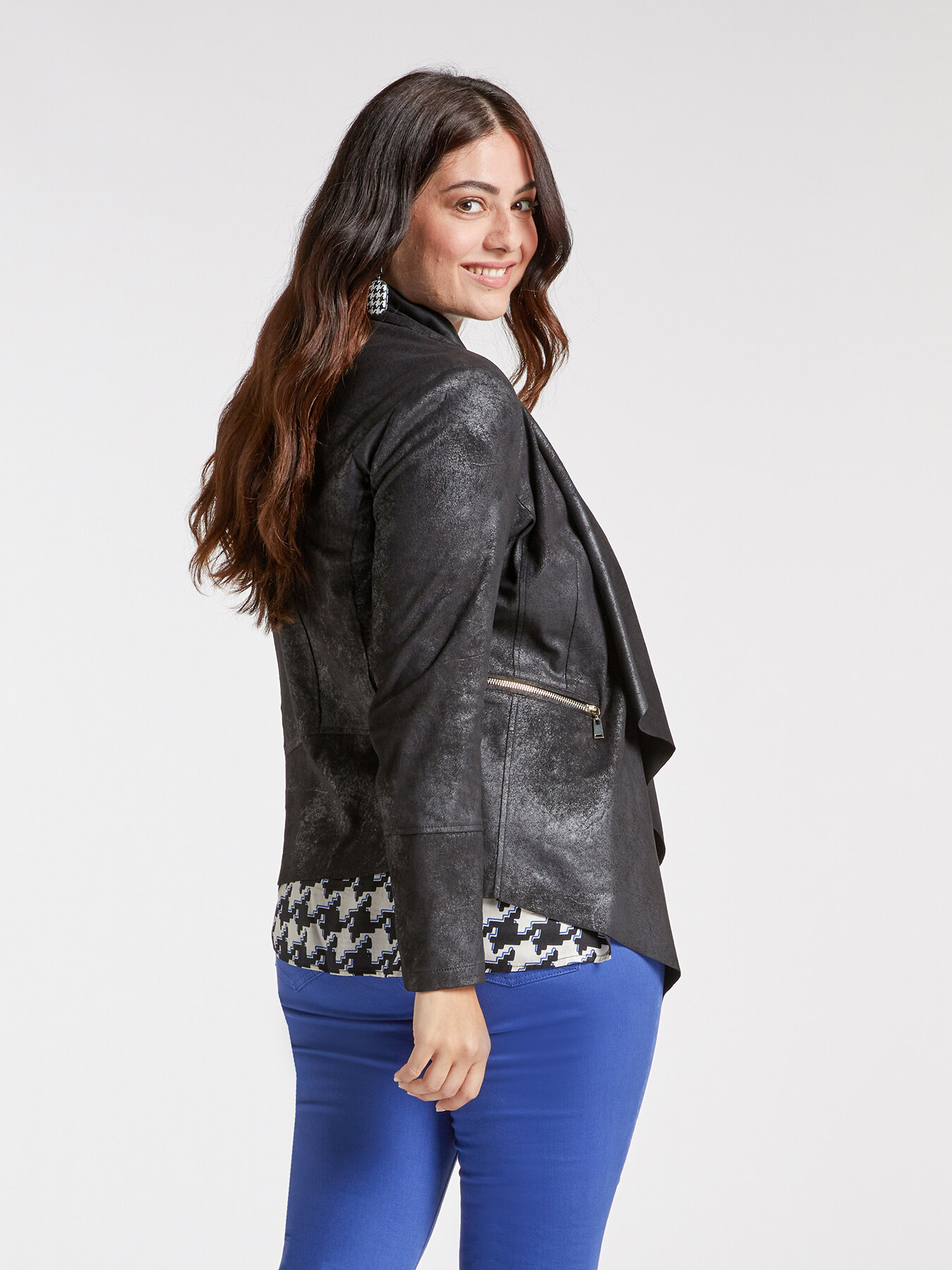 Giacca in similpelle leggera image number 1