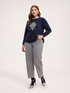 Strickpullover mit Argyle-Muster und Applikationen image number 2