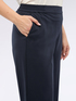 Pantaloni cropped in punto Milano image number 3