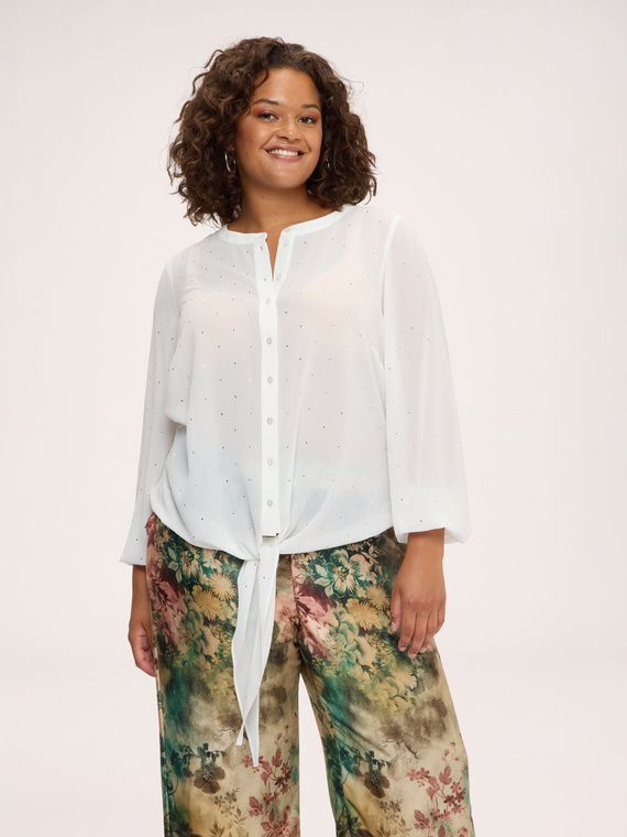 Georgette shirt with light spots