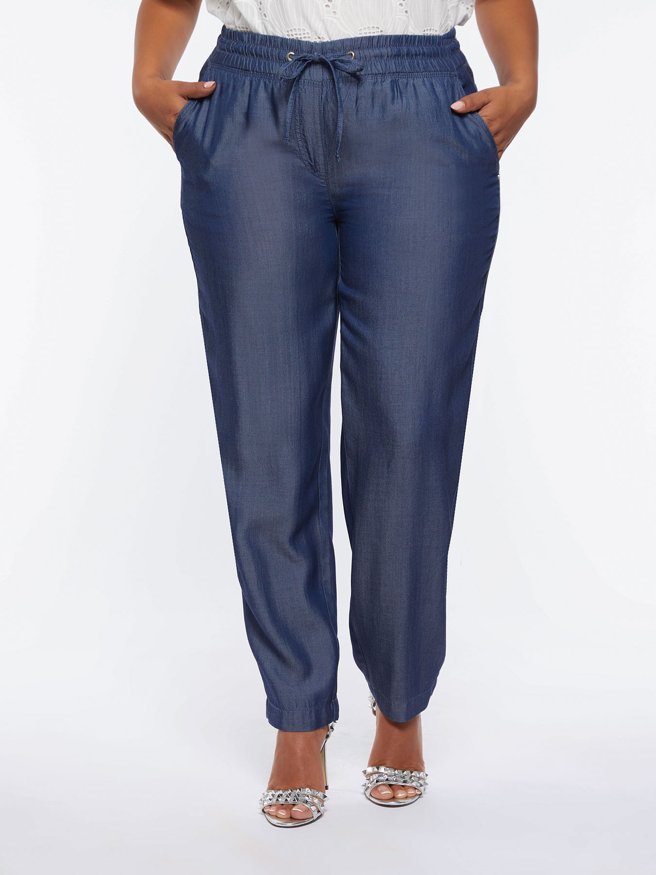 Tencel joggers image number 1