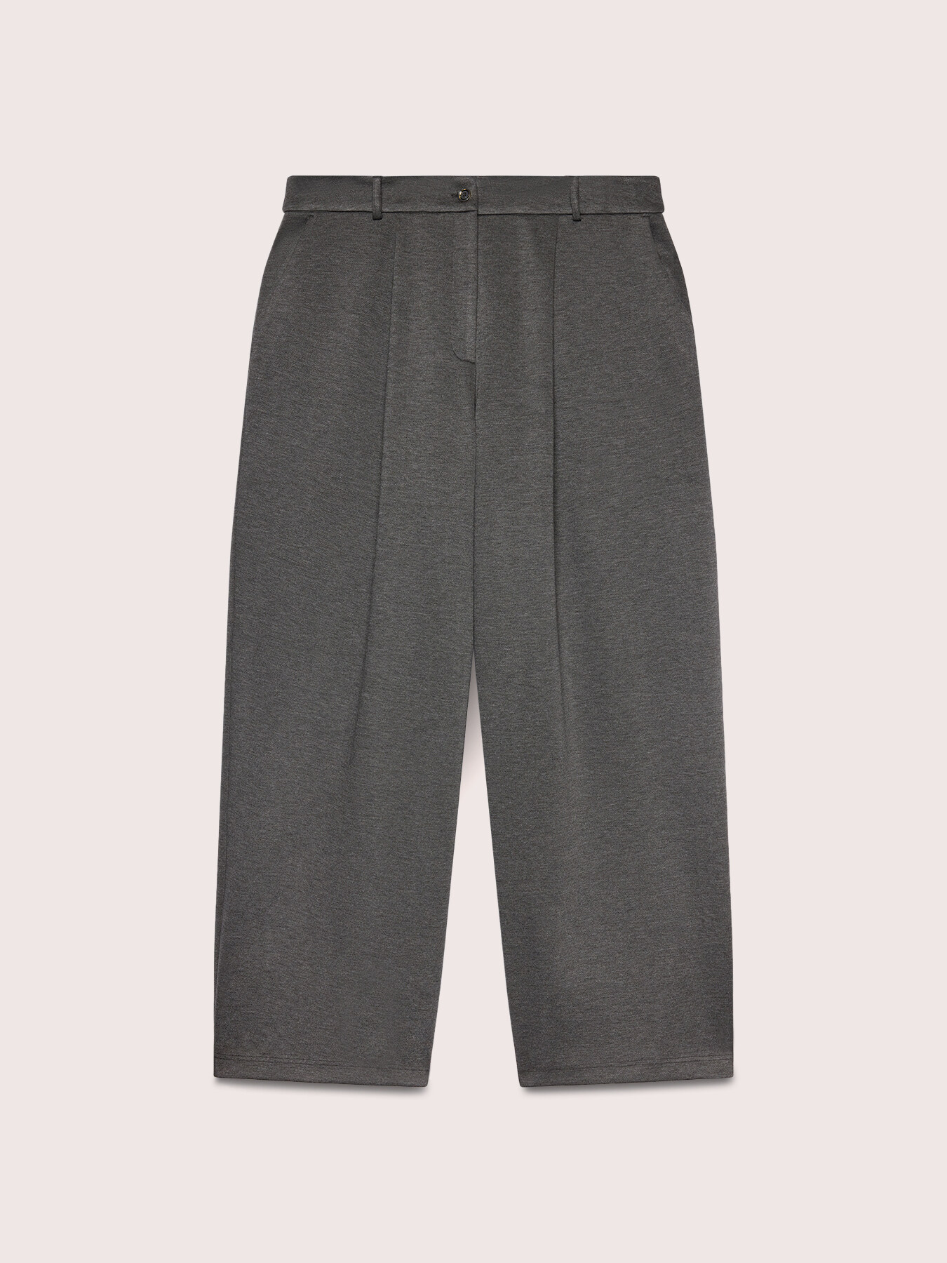 Weite Hose aus Milano-Strick image number 5