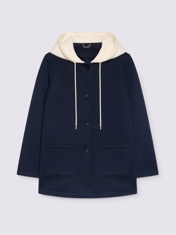 Kapuzenjacke aus Neopren