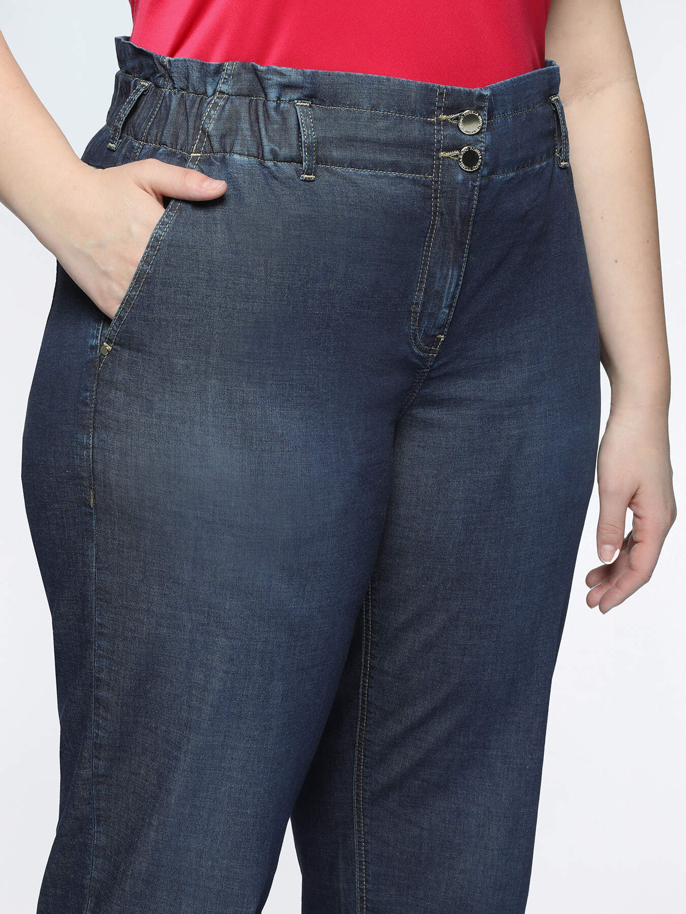 Vaqueros balloon azul oscuro image number 2