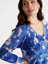 Sweater with all over floral print image number 3