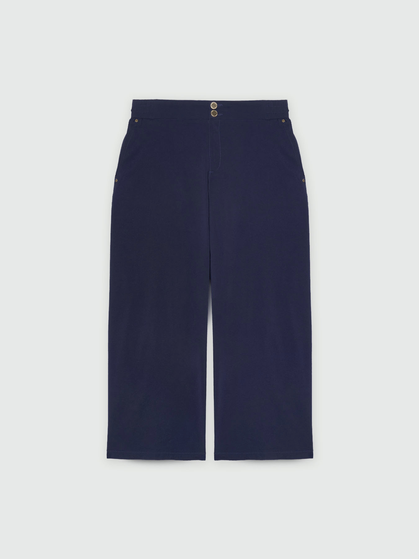 Lightweight cropped trousers image number 4