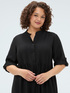 Power shirtdress in viscose blend image number 3