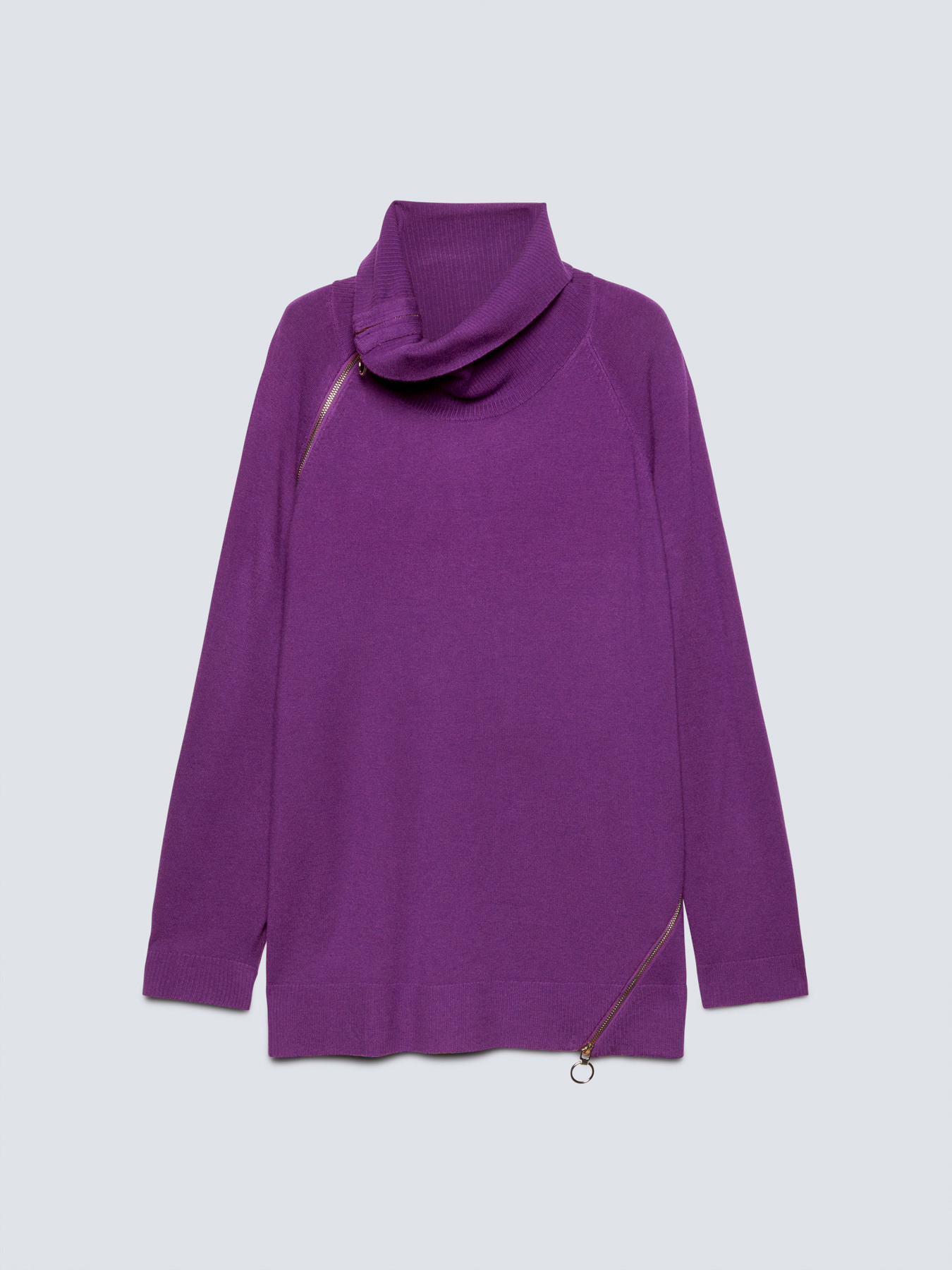 Sweater with side zips image number 3