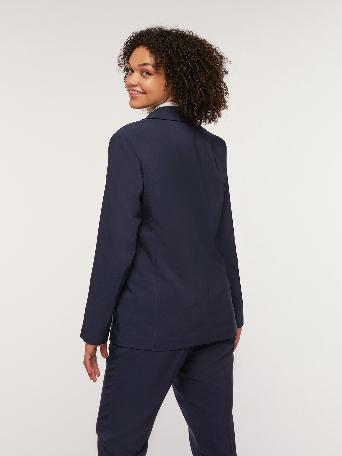 Blazer with striped lining image number 1