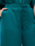 Wide-Leg-Hose aus Viskose-Satin image number 3