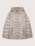 Short wave-quilted puffer jacket image number 4