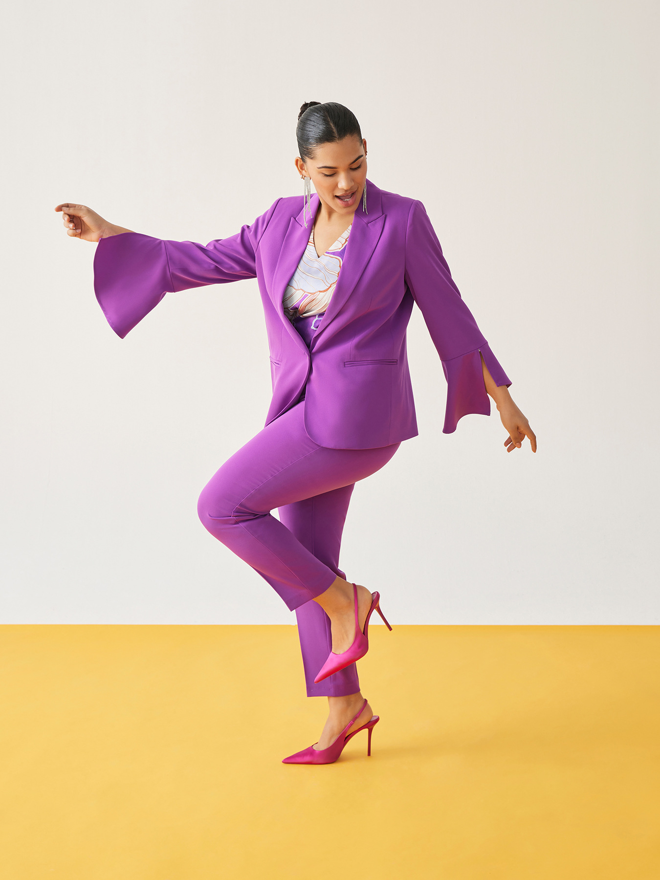 Blazer con maniche a tulipano image number 0