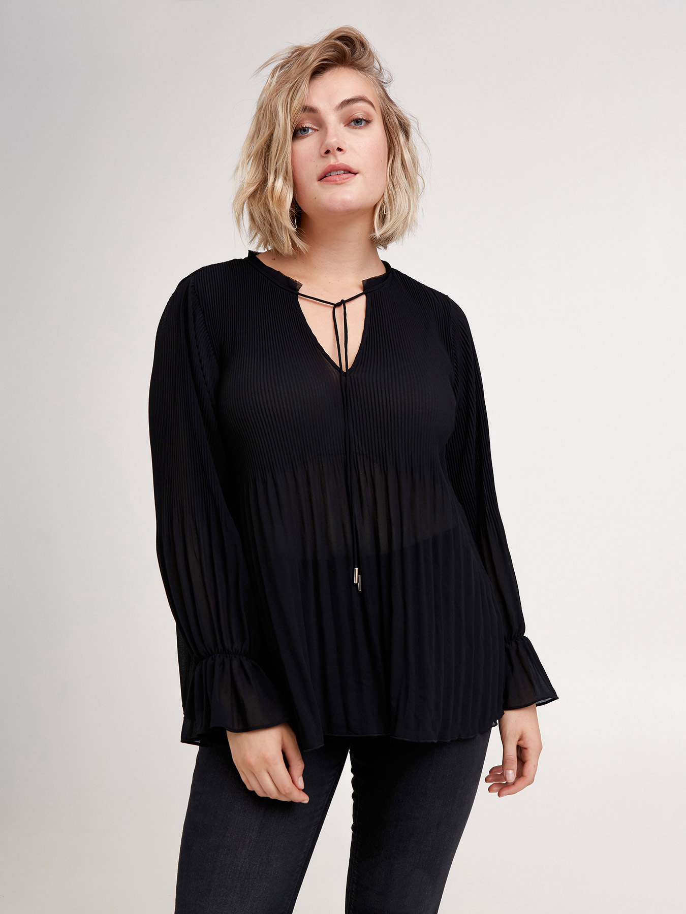 Plissee-Bluse image number 2