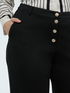 Wide Leg Pants in scuba fabric image number 3