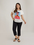 Pantalones kick flare Agata con bordado en el bajo image number 0