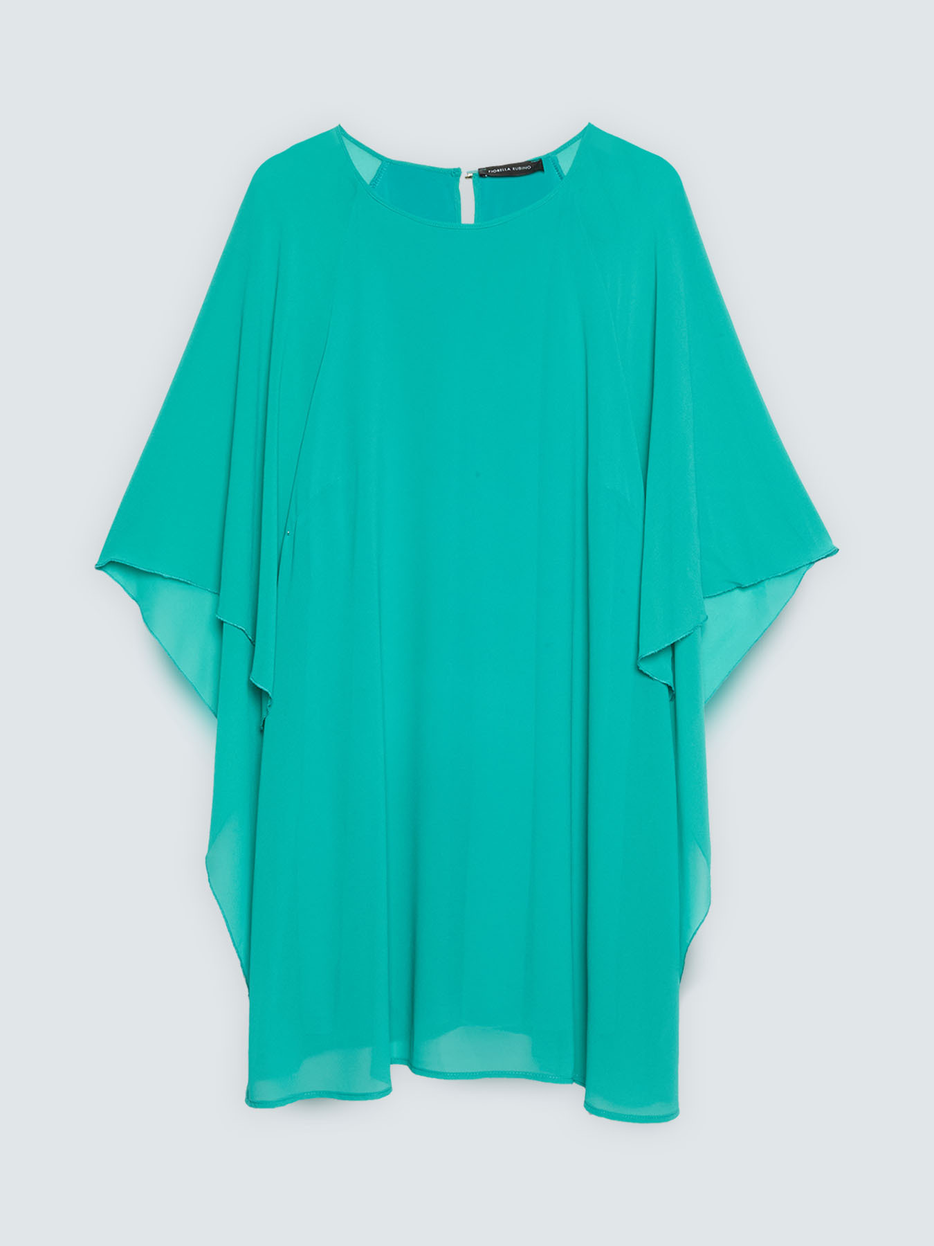 Georgette dress with maxi kimono sleeves image number 4