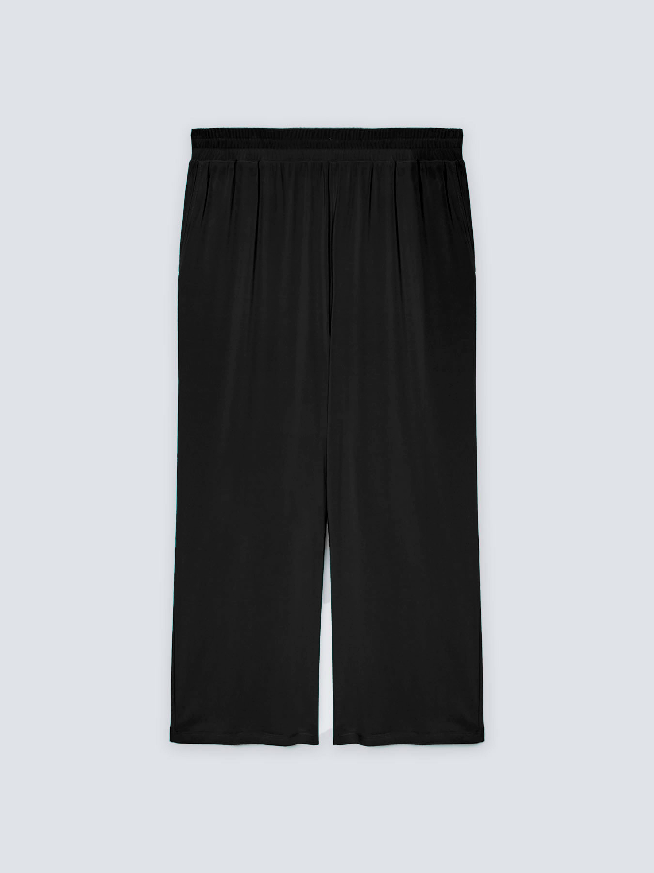 Cropped jersey trousers image number 0