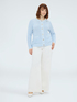 Striped knit cardigan image number 2
