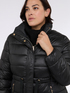 Quilted down jacket with drawstring waist image number 4