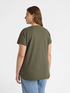 T-Shirt mit Schriftzug und Stickerei image number 1
