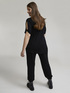 Jersey trousers with elasticated hem image number 1