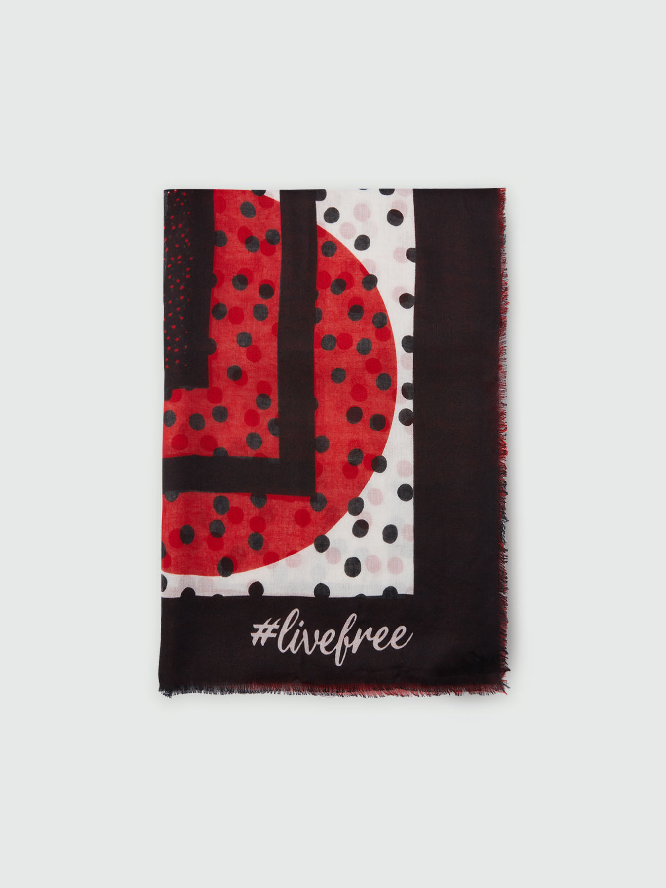 Polka dot scarf image number 1