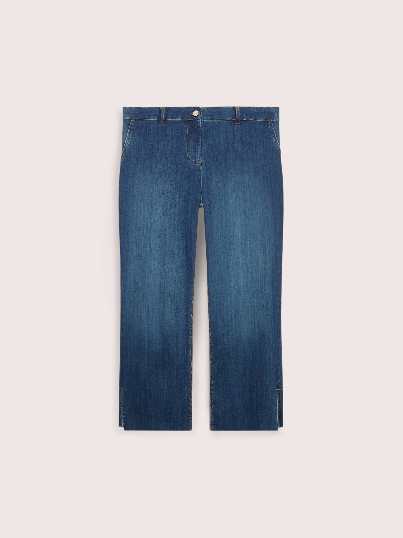 Jeans Kick Flare con spacco image number 0