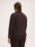 Cropped blazer in stretch fabric image number 1