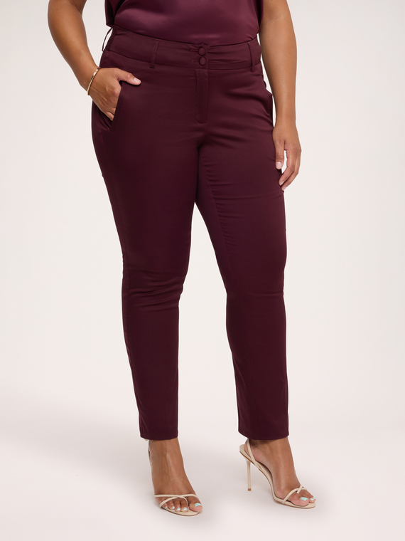 New York stretch cotton trousers
