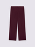 Wide leg pants in stretch fabric image number 2