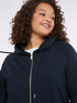 Hooded zip-up sweatshirt image number 3