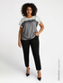 Skinny pants in cotton blend image number 1