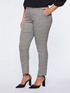 Gerade geschnittene Hose mit Glencheck-Muster image number 0