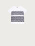 T-Shirt mit Spitzen-Bord&uuml;ren image number 3