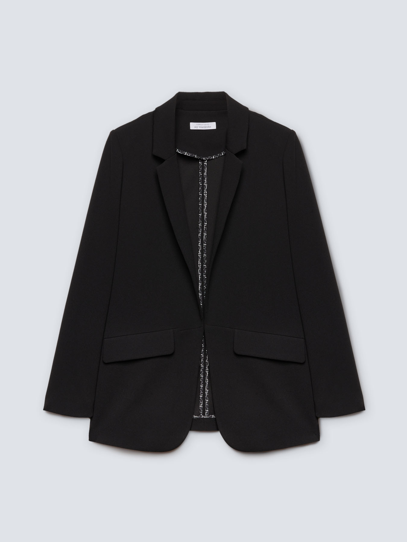 Blazer in tessuto cr&ecirc;pe image number 4