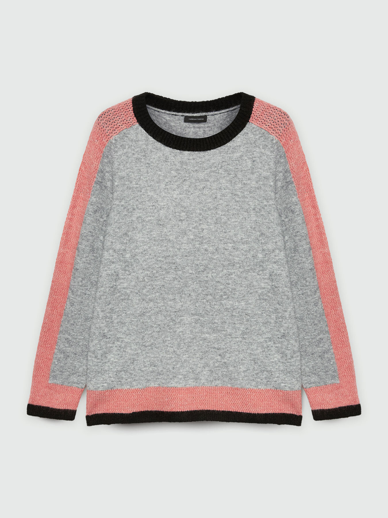 Sweater with colourful trims image number 4