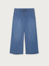 Cropped chambray trousers image number 3