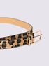 Cintura con fibbia effetto morbido animalier image number 2