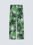 Pantalones en tejido de punto con estampado de hojas image number 5