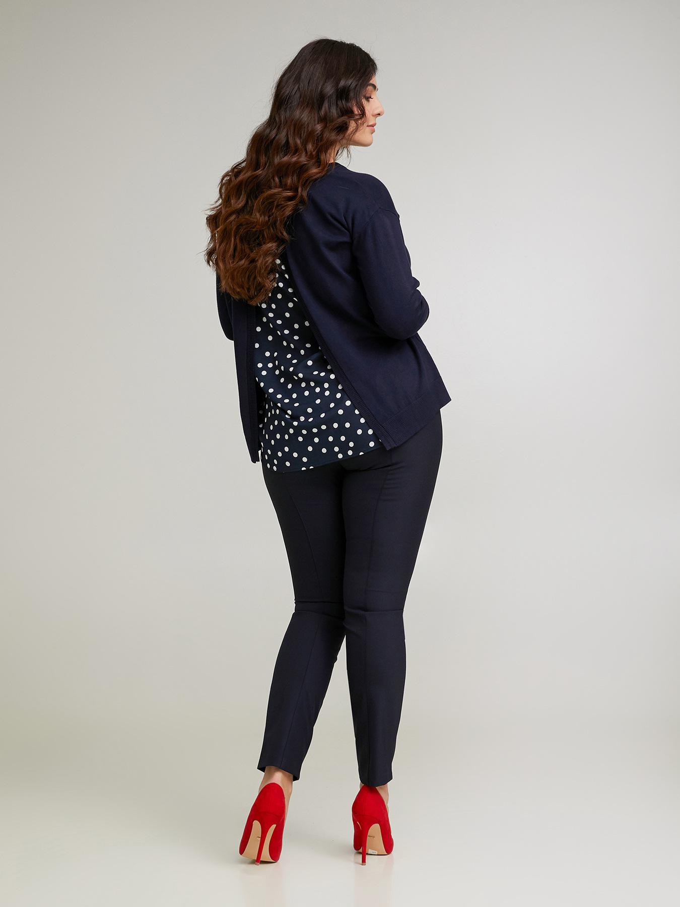 Pantalones skinny con cremallera delante image number 1