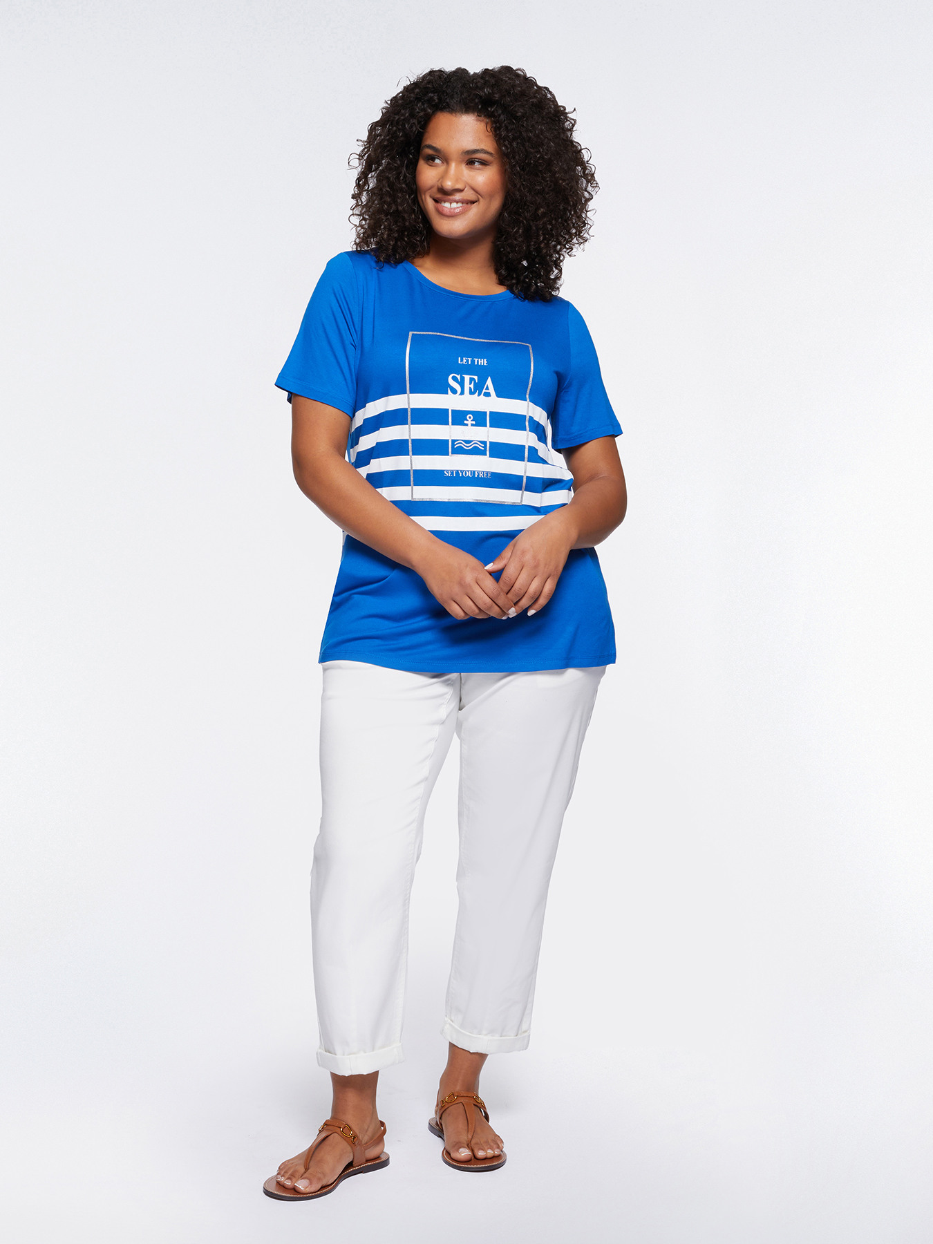 Camiseta con estampado marinero image number 1