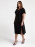 Vestido en tejido de punto con trabilla lateral image number 0