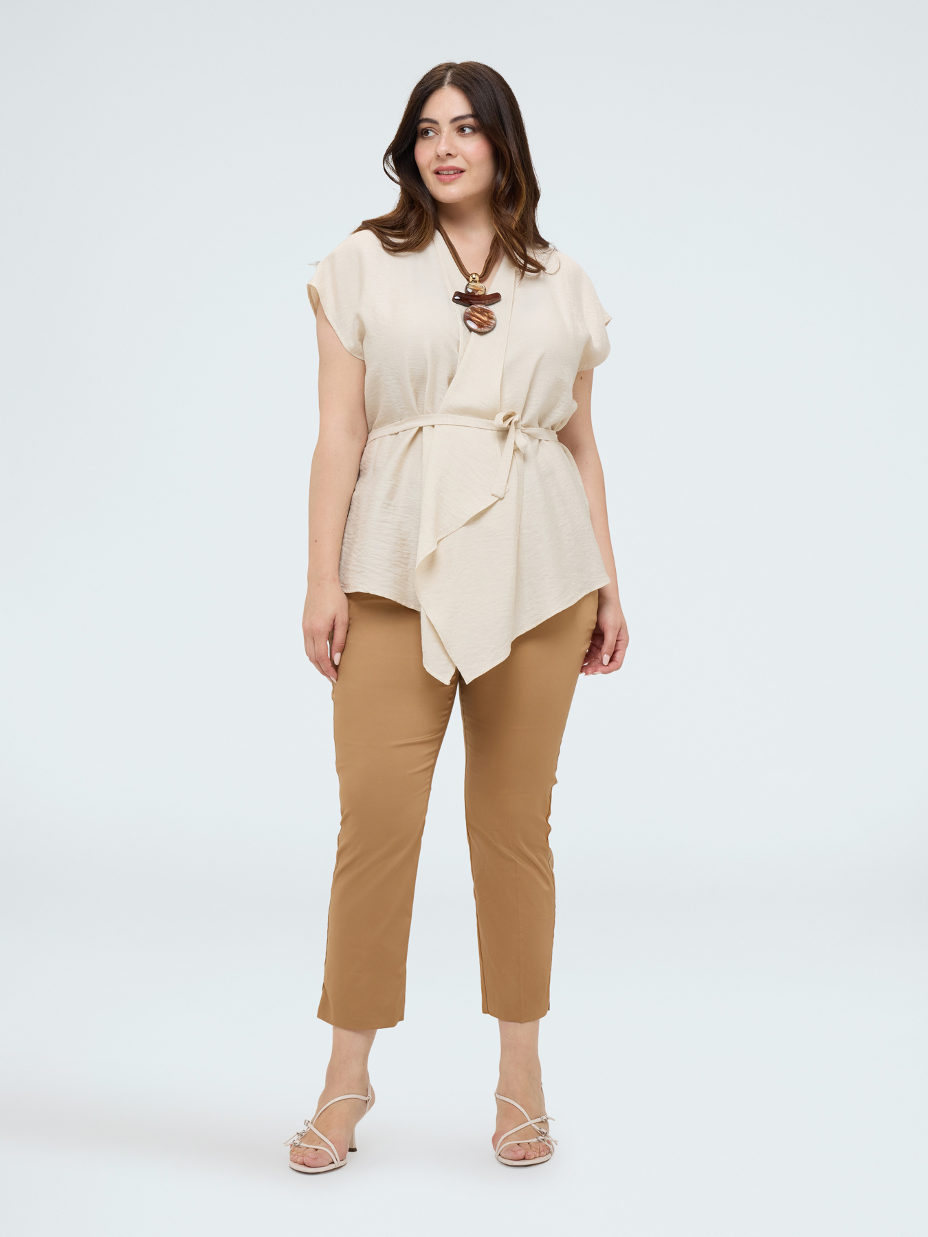 New York stretch cotton trousers image number 0