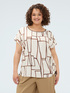 T-Shirt mit geometrischem Print image number 0