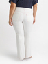 Pantalon flare en coton avec surpiq&ucirc;res fuchsia image number 1
