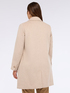 Wool blend coat with buttons and notched collar image number 1