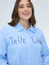 Shirt with rhinestone lettering image number 0