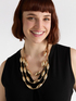 Golden multi-strand necklace image number 0